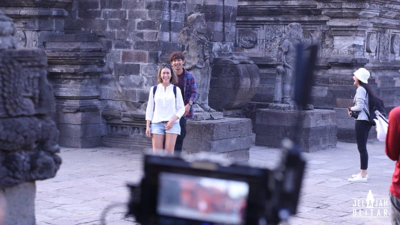 Syuting di Candi Penataran Blitar